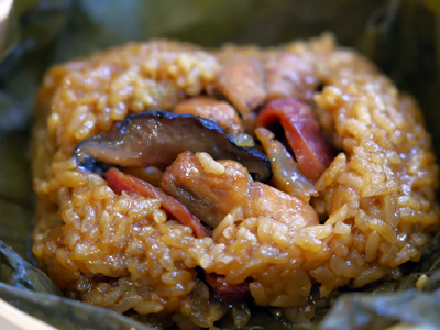 Sticky Rice in Lotus Leaf